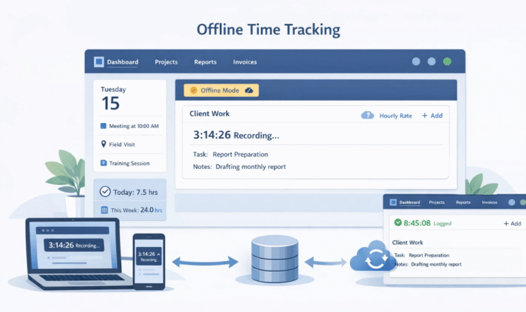 Offline Time Tracking