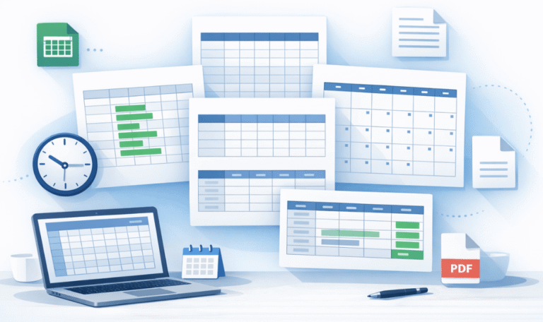 Free Timesheet Templates