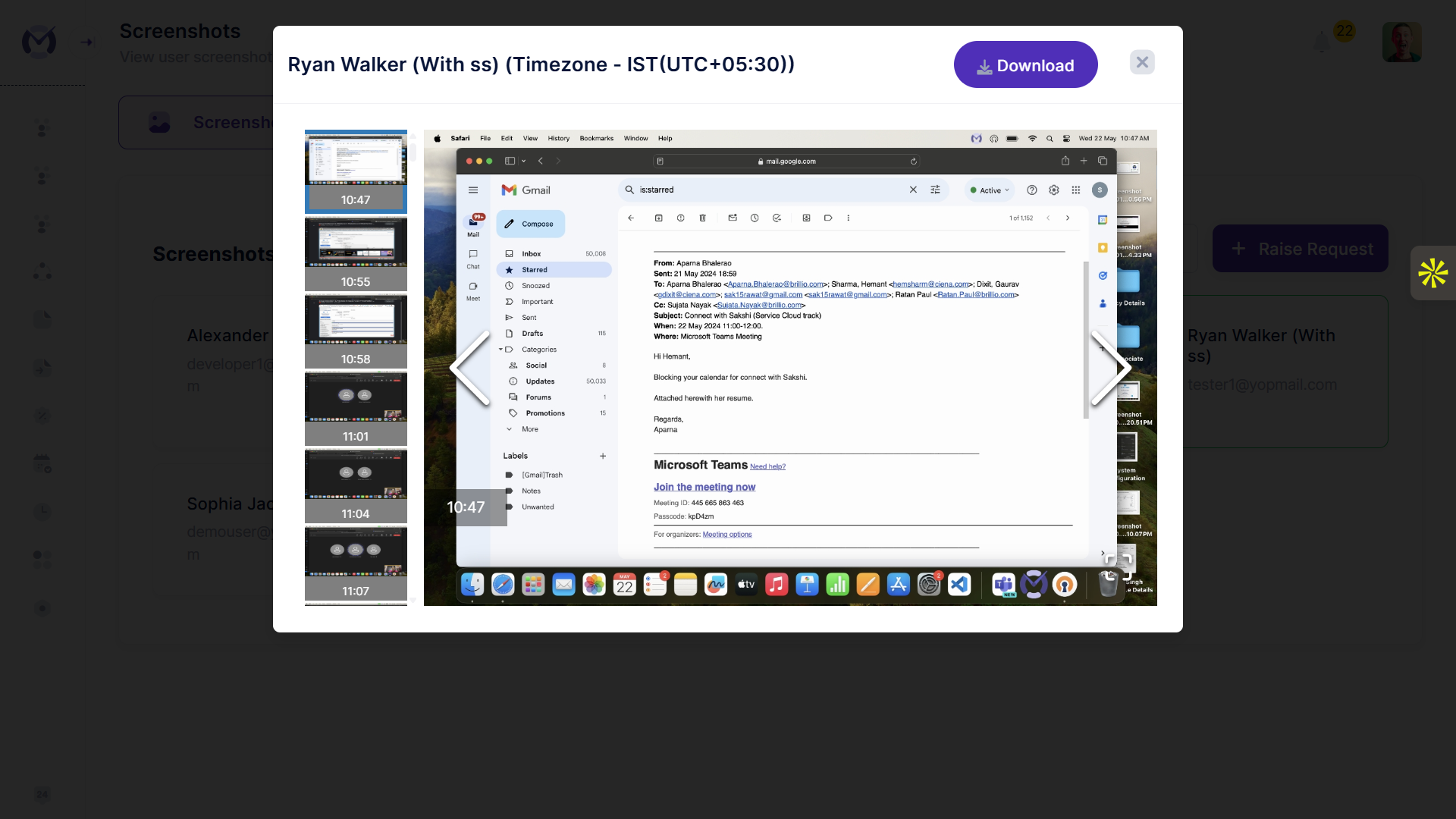Screenshot Monitoring